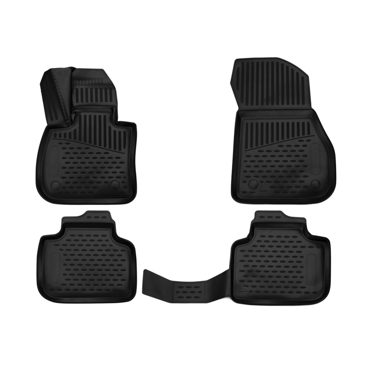 BMW X1 Floor Mats - Omac - Rubber TPE - Black - '16-'22